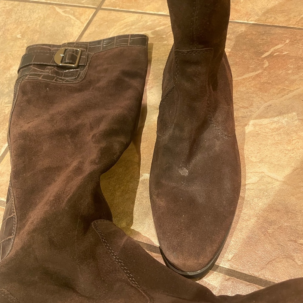 Brown winter boots - Picture 4 of 5